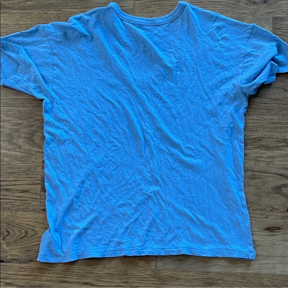 NWT American Eagle Outfitters Scoop Neck Tee - Blue - Picture 3 of 4